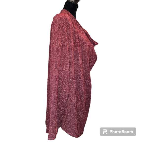 Grace Red Glam Longsleeve Drop Color Size 1X - Picture 2 of 9